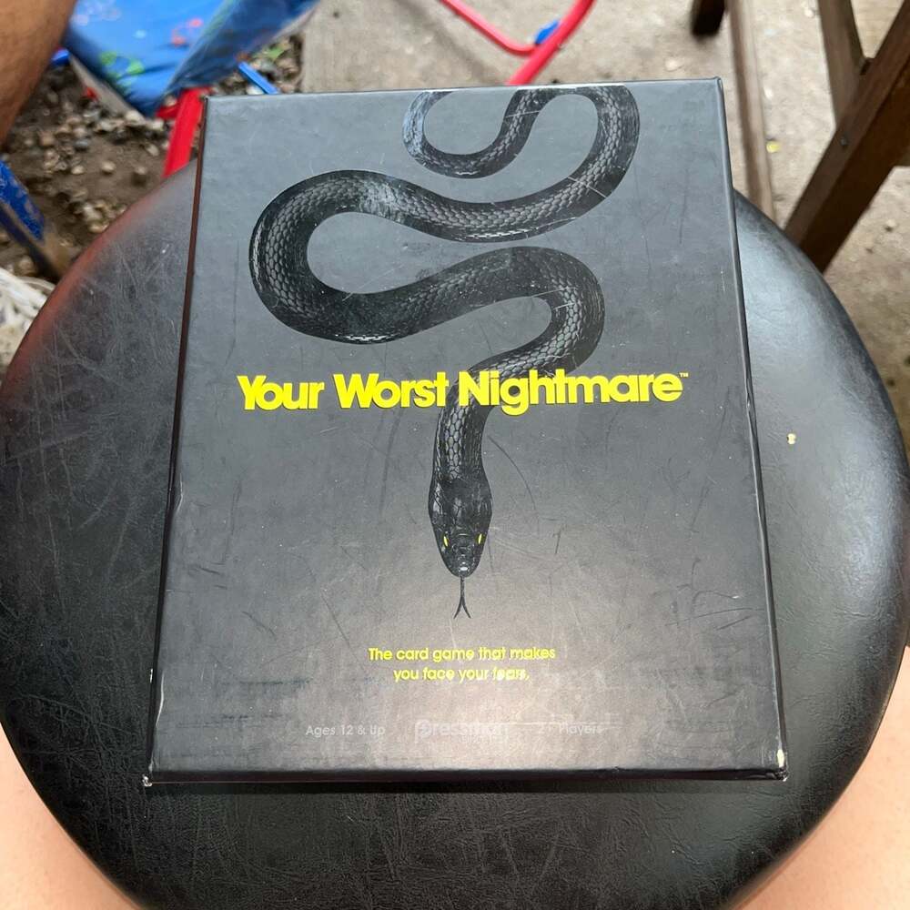 Your Worst Nightmare Card Game by Pressman